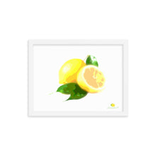 Load image into Gallery viewer, Framed Photo Paper Poster - Lemon Art