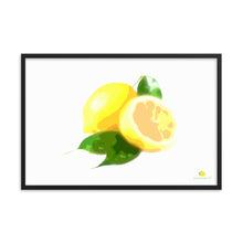 Load image into Gallery viewer, Framed Photo Paper Poster - Lemon Art