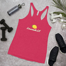 Load image into Gallery viewer, Racerback Women's Tank - Limonada LA Retro Logo