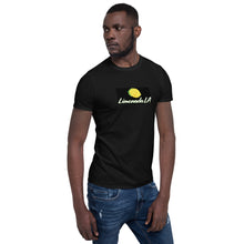 Load image into Gallery viewer, Short-Sleeve Unisex T-Shirt - Limonada LA Retro Logo - LimonadaLA