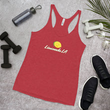 Load image into Gallery viewer, Racerback Women's Tank - Limonada LA Retro Logo