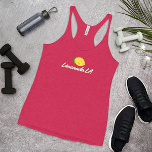 Racerback Women's Tank - Limonada LA Retro Logo