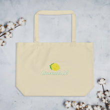 Load image into Gallery viewer, Large Organic Tote Bag - Limonada LA Logo
