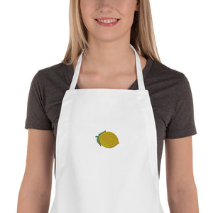 Embroidered Apron - Lemon Logo - LimonadaLA