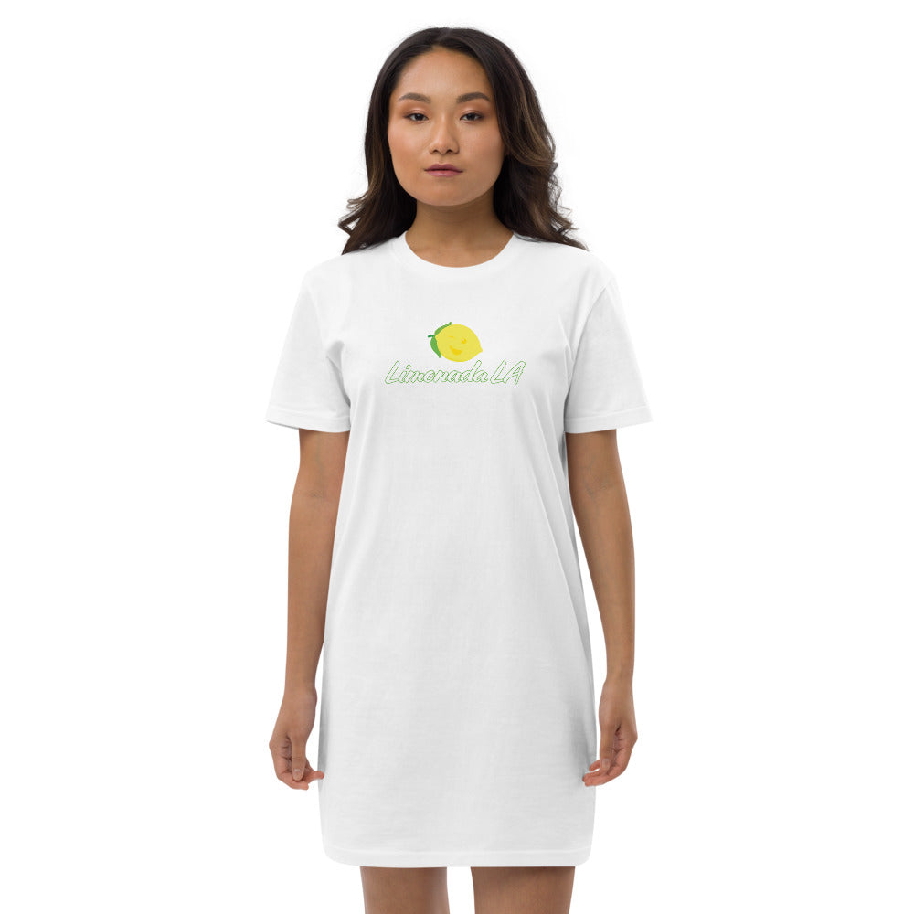 Organic Cotton T-Shirt Dress - Limonada LA Logo