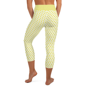 Yoga Capri Leggings - Lemon Logo - LimonadaLA