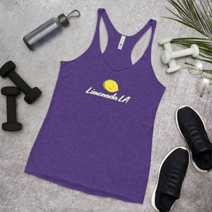 Racerback Women's Tank - Limonada LA Retro Logo