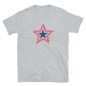 USA STAR - Short-Sleeve Unisex T-Shirt