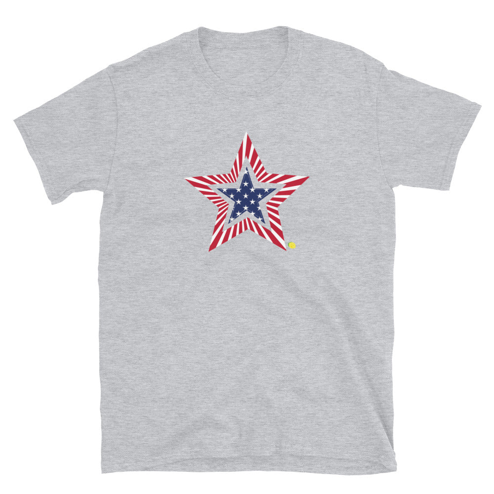 USA STAR - Short-Sleeve Unisex T-Shirt