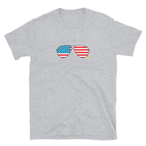 USA GLASSES - Short-Sleeve Unisex T-Shirt