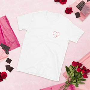LOVE HEART - Short-Sleeve Unisex T-Shirt