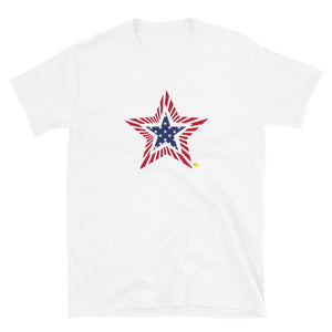 USA STAR - Short-Sleeve Unisex T-Shirt