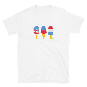 USA ICE POPS/ICE CREAM - Short-Sleeve Unisex T-Shirt