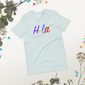 HOLA - Short Sleeve Unisex T-Shirt