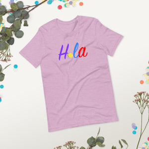 HOLA - Short Sleeve Unisex T-Shirt
