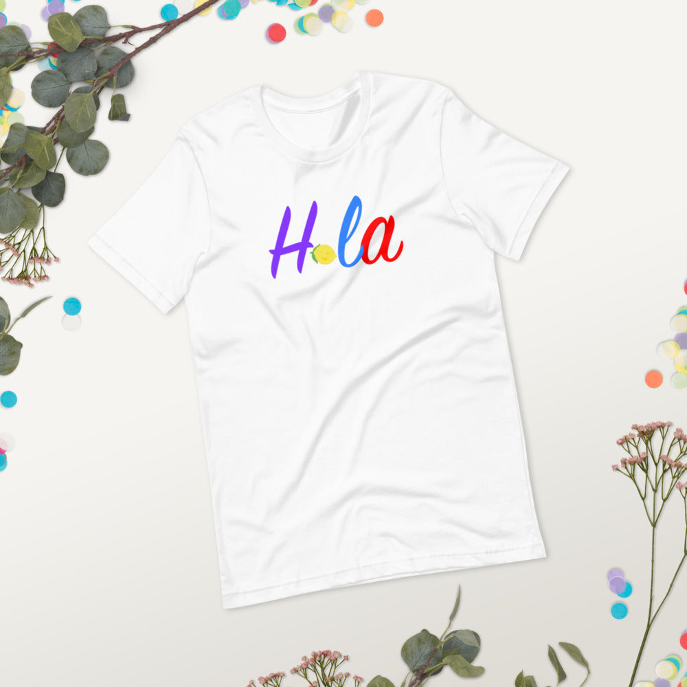 HOLA - Short Sleeve Unisex T-Shirt