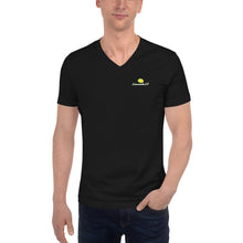 Load image into Gallery viewer, V-Neck Short Sleeve (unisex) T-Shirt - Limonada LA Logo
