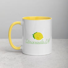 Load image into Gallery viewer, Mug with Color Inside - Limonada LA Logo
